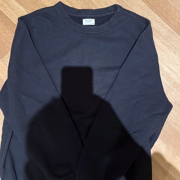Rag&bone Black Sweatshirt Crew Neck - Picture 2 of 2